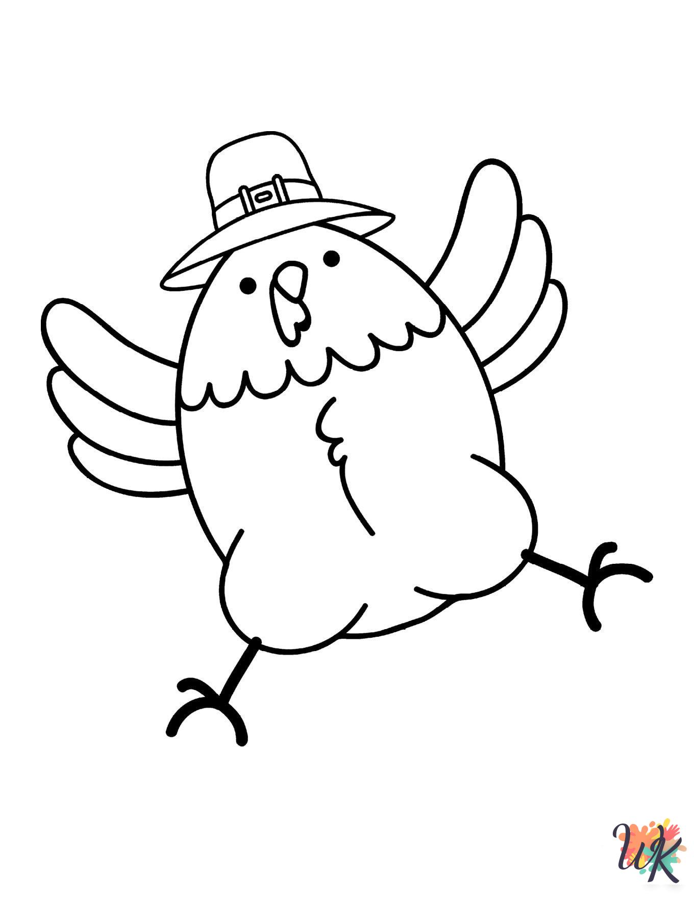 cute coloring pages Thanksgiving
