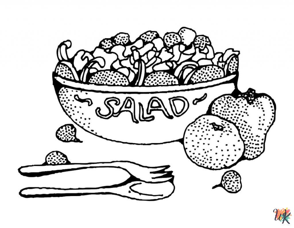 Thanksgiving Dinner themed coloring pages
