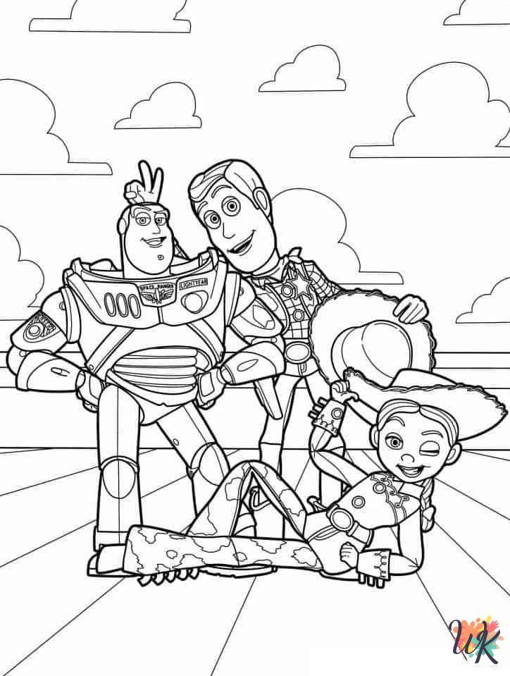 easy Toy Story coloring pages 1