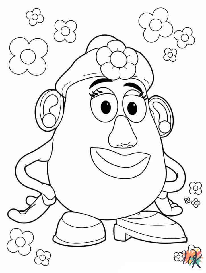 Toy Story cards coloring pages 1
