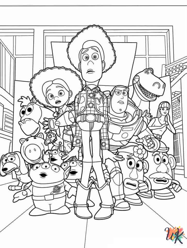 grinch cute Toy Story coloring pages