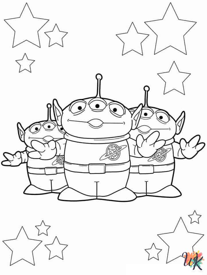 Toy Story coloring pages for adults