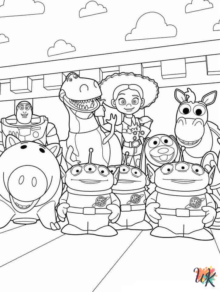 free Toy Story coloring pages for adults