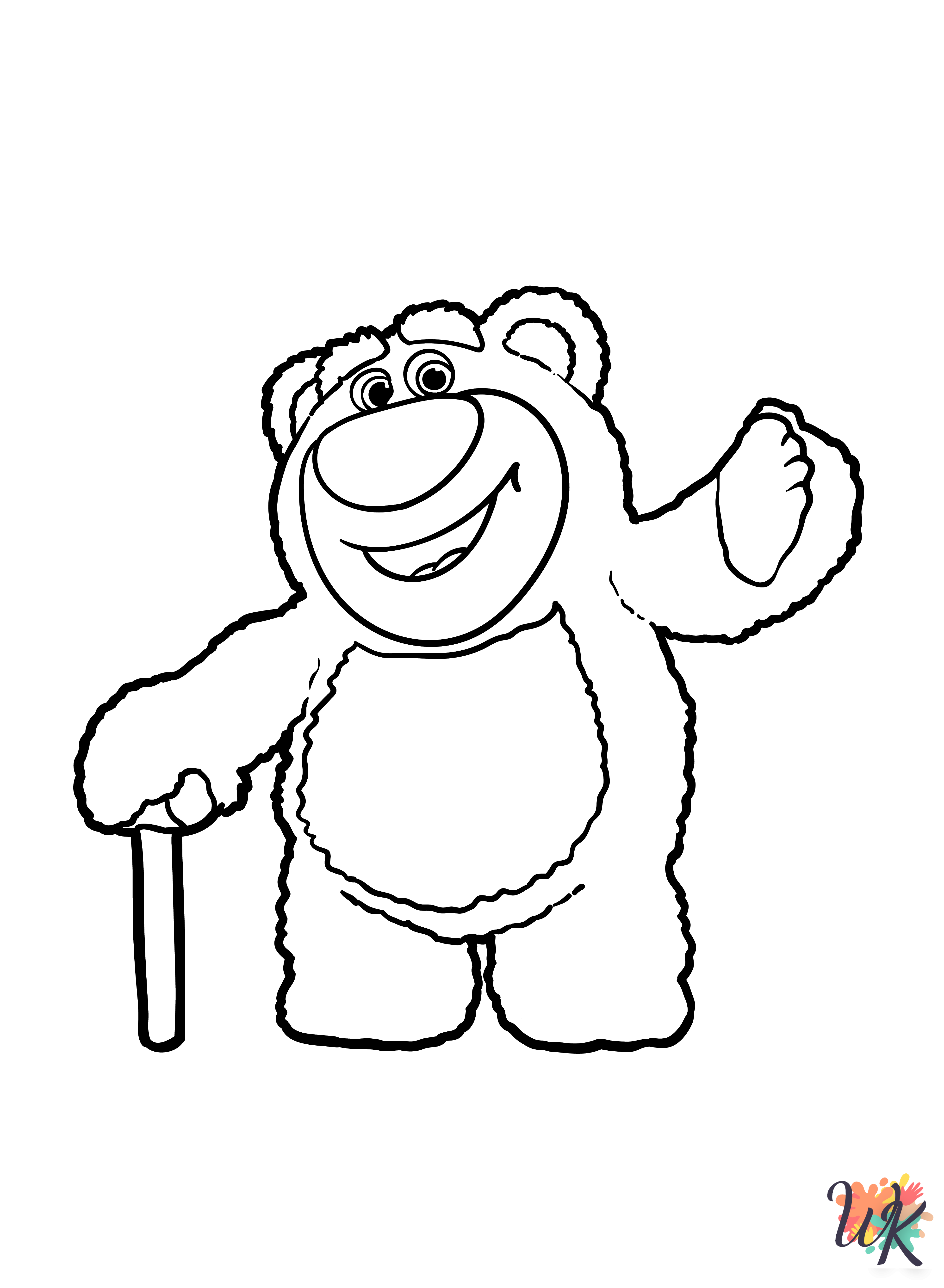 detailed Toy Story coloring pages