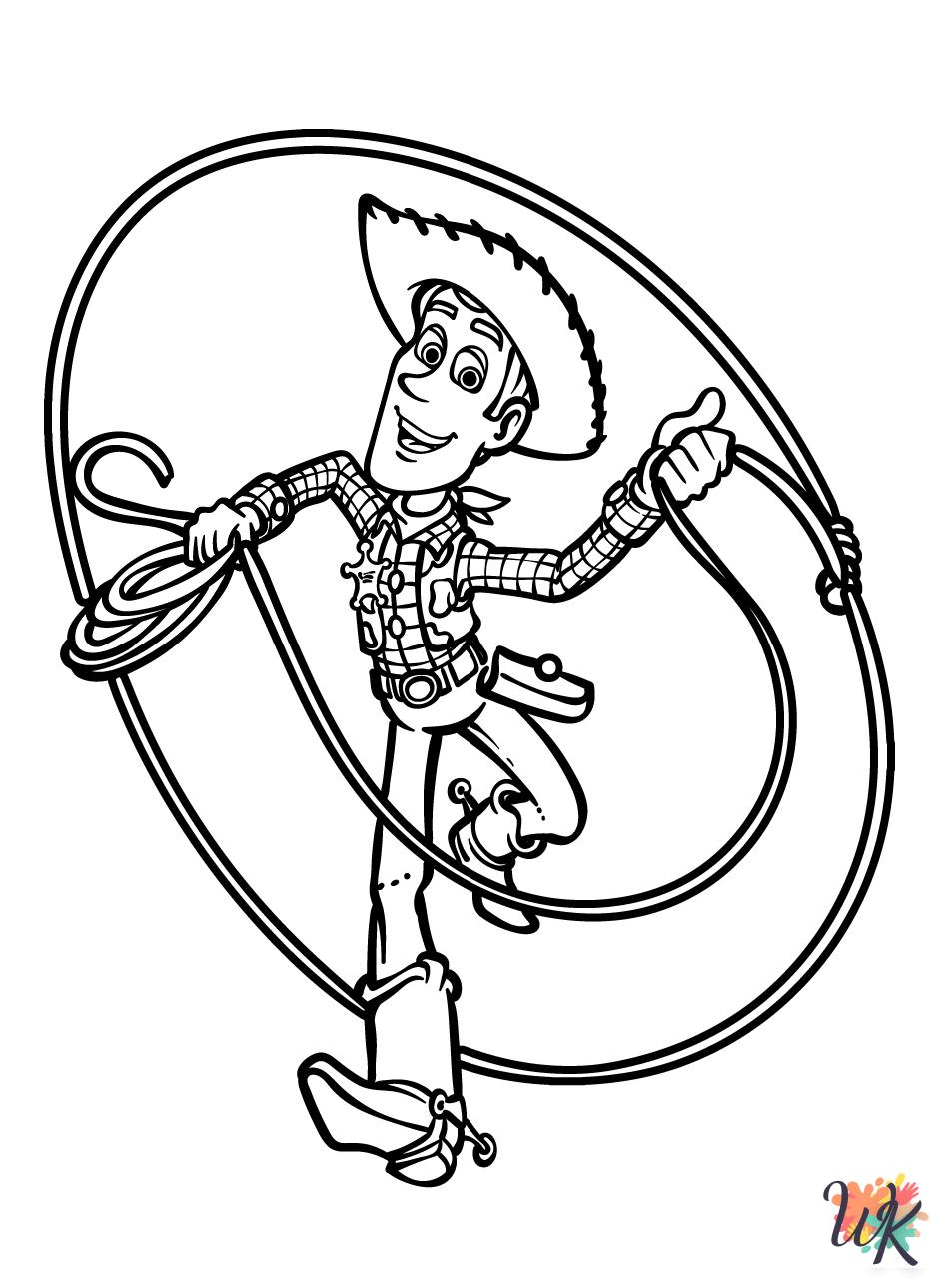 hard Toy Story coloring pages