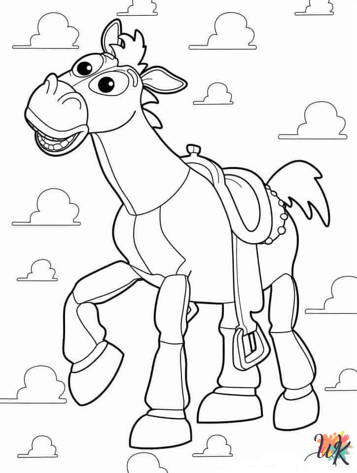 Toy Story coloring pages for adults easy
