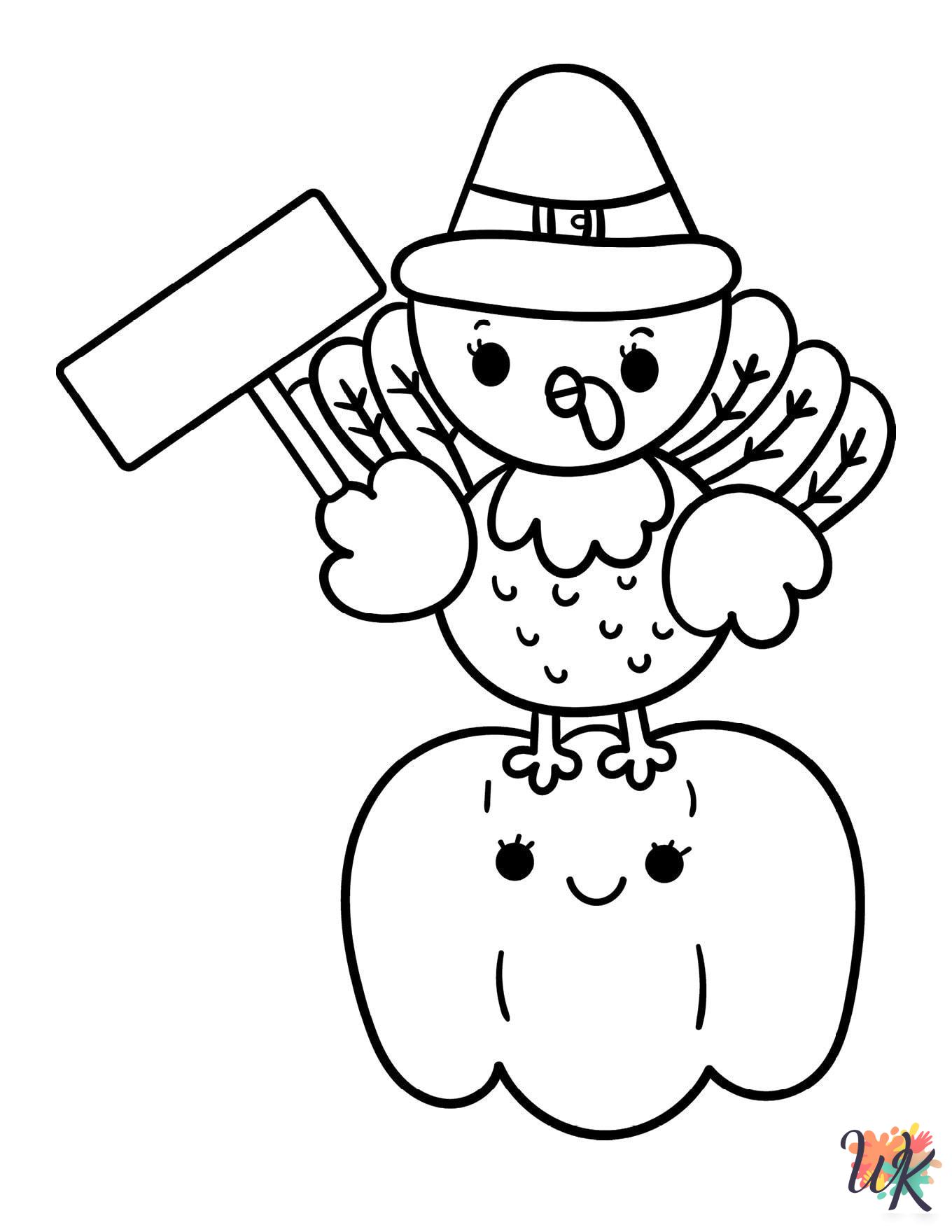 Turkey coloring pages printable free