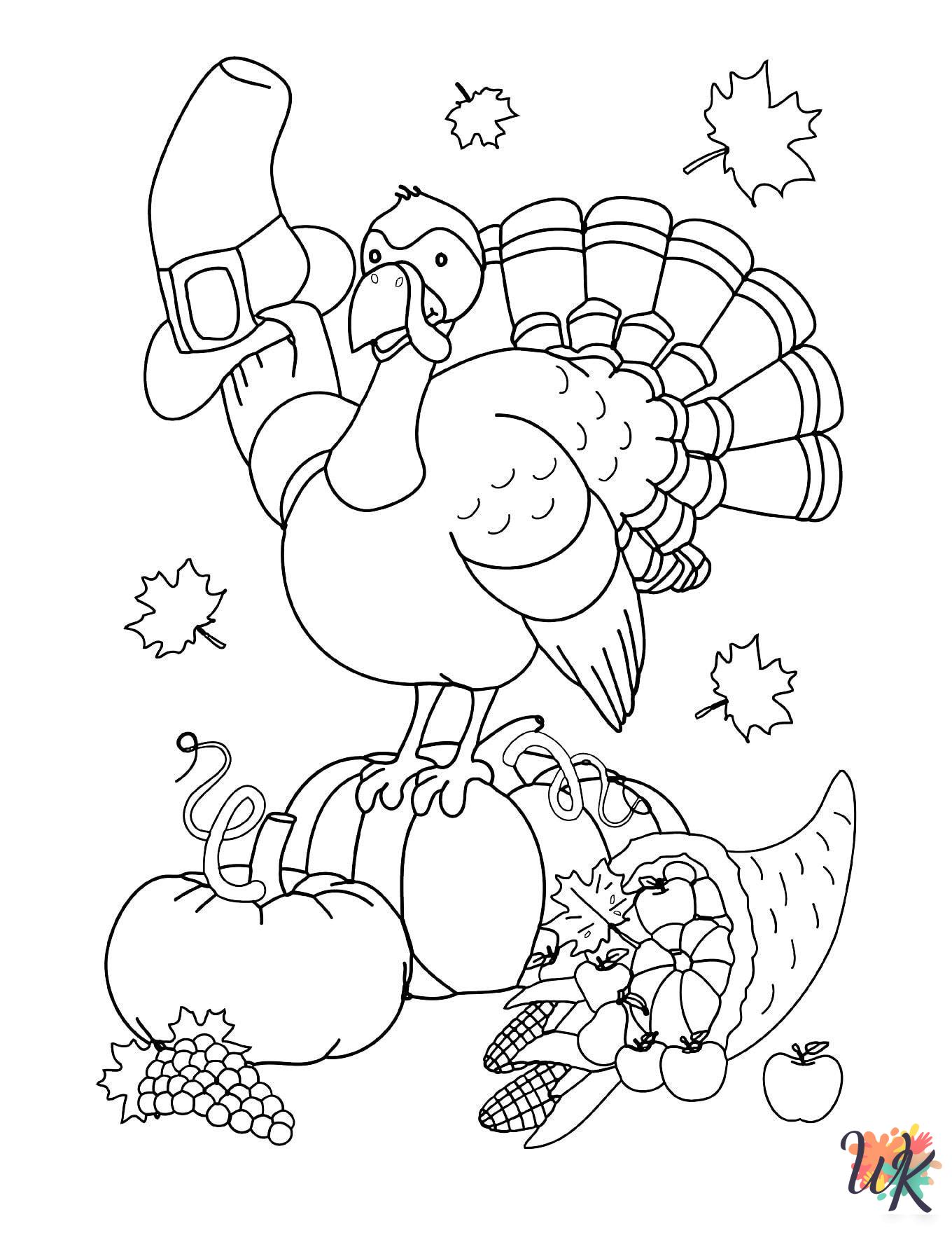 cute coloring pages Turkey