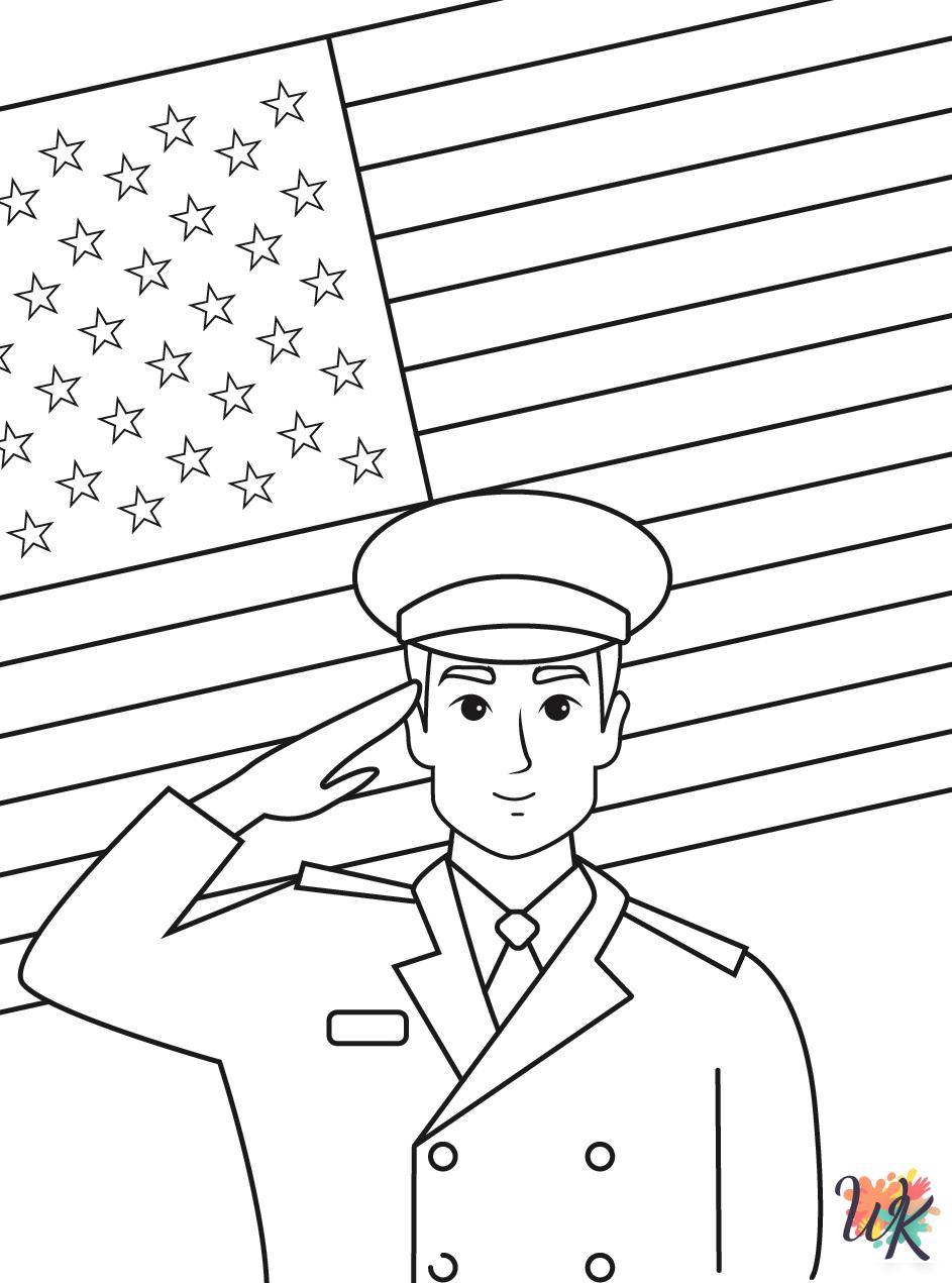 coloring pages Veterans Day