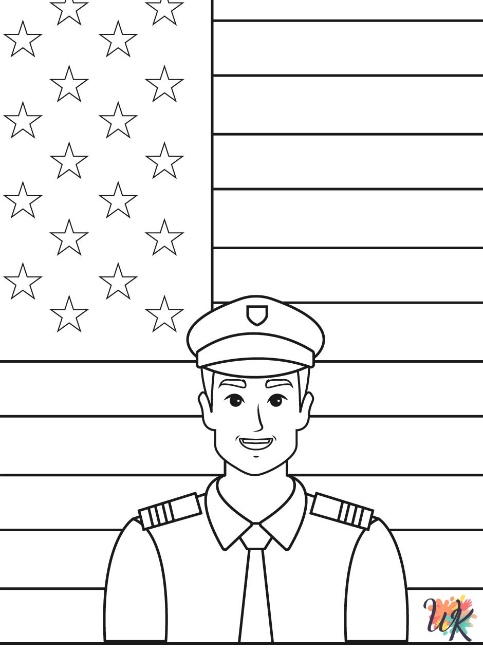 Veterans Day coloring pages for adults