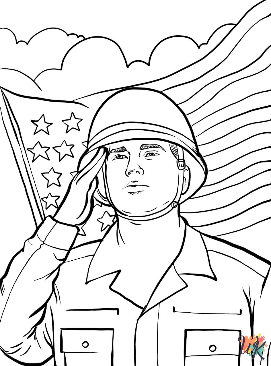free Veterans Day coloring pages