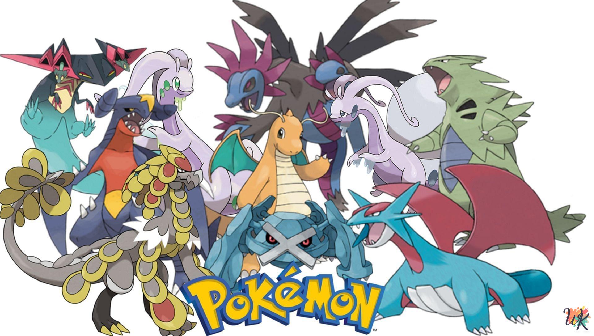 46 Legendary Pokemon coloring pages