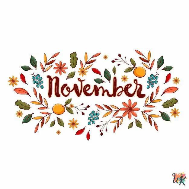 November coloring pages 1 November coloring pages