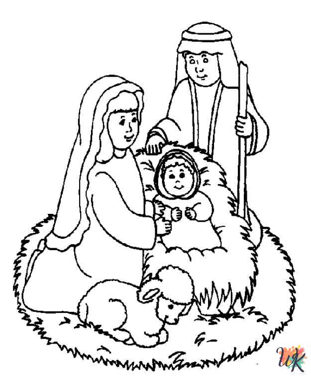 Bible Christmas Story coloring pages