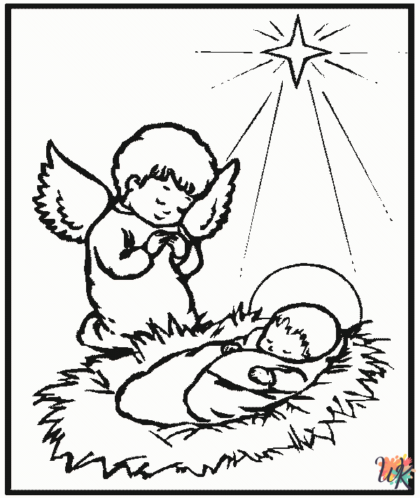 grinch Bible Christmas Story coloring pages