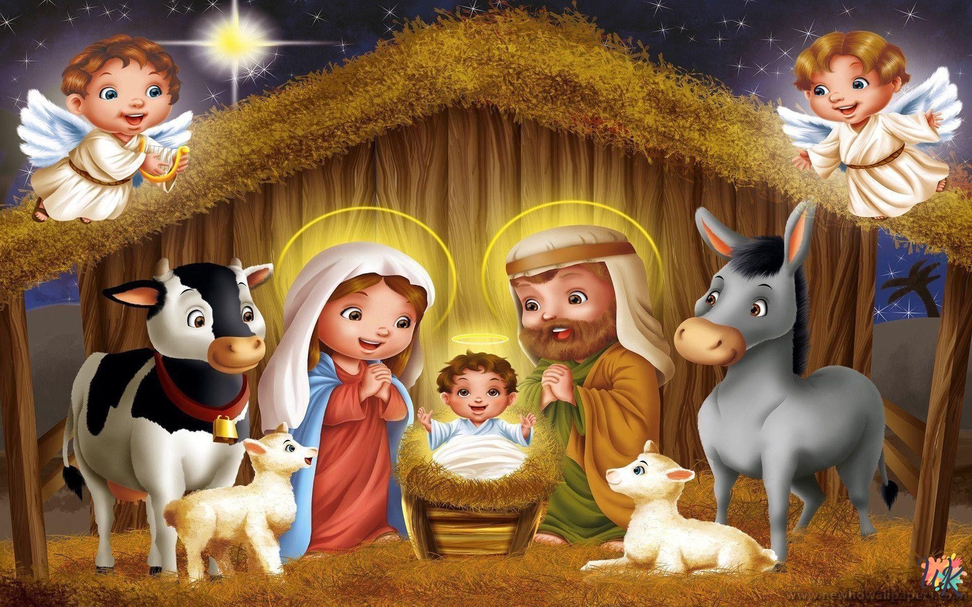 28 Bible Christmas Story Coloring Pages