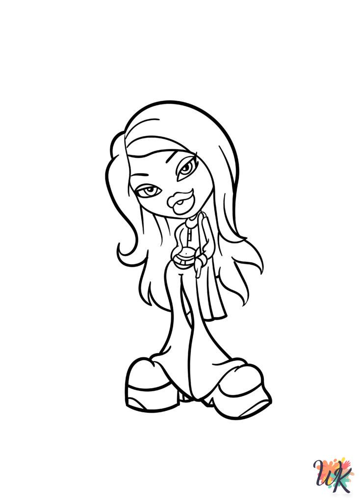 Serene Bratz Coloring Book Photo in HD Serene Bratz Coloring Book Photo in HD