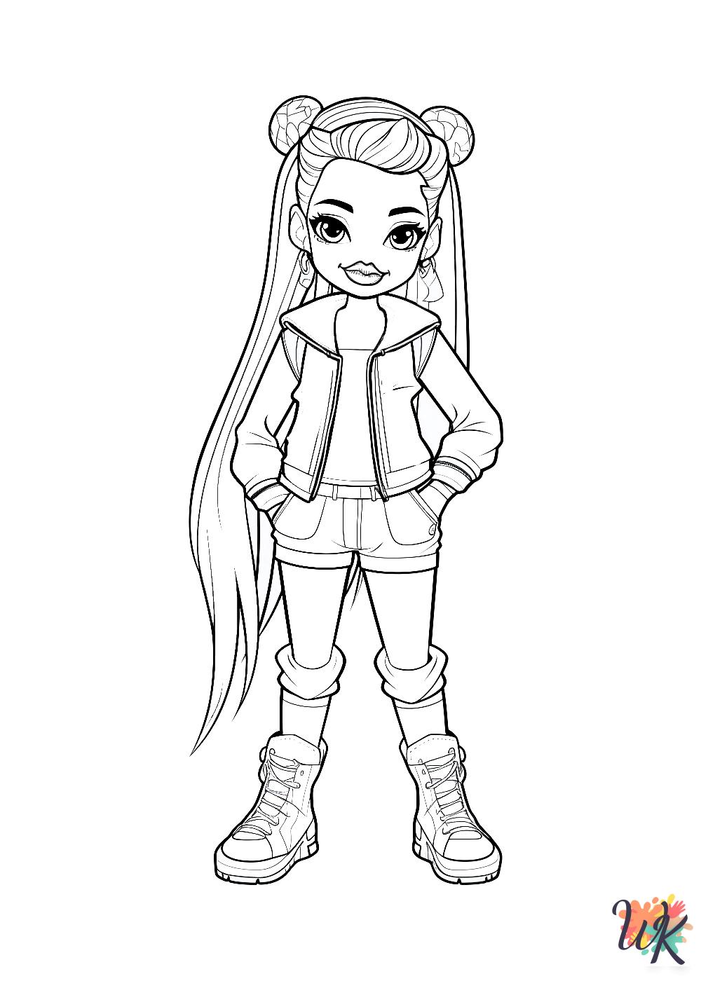 old-fashioned Bratz coloring pages 1