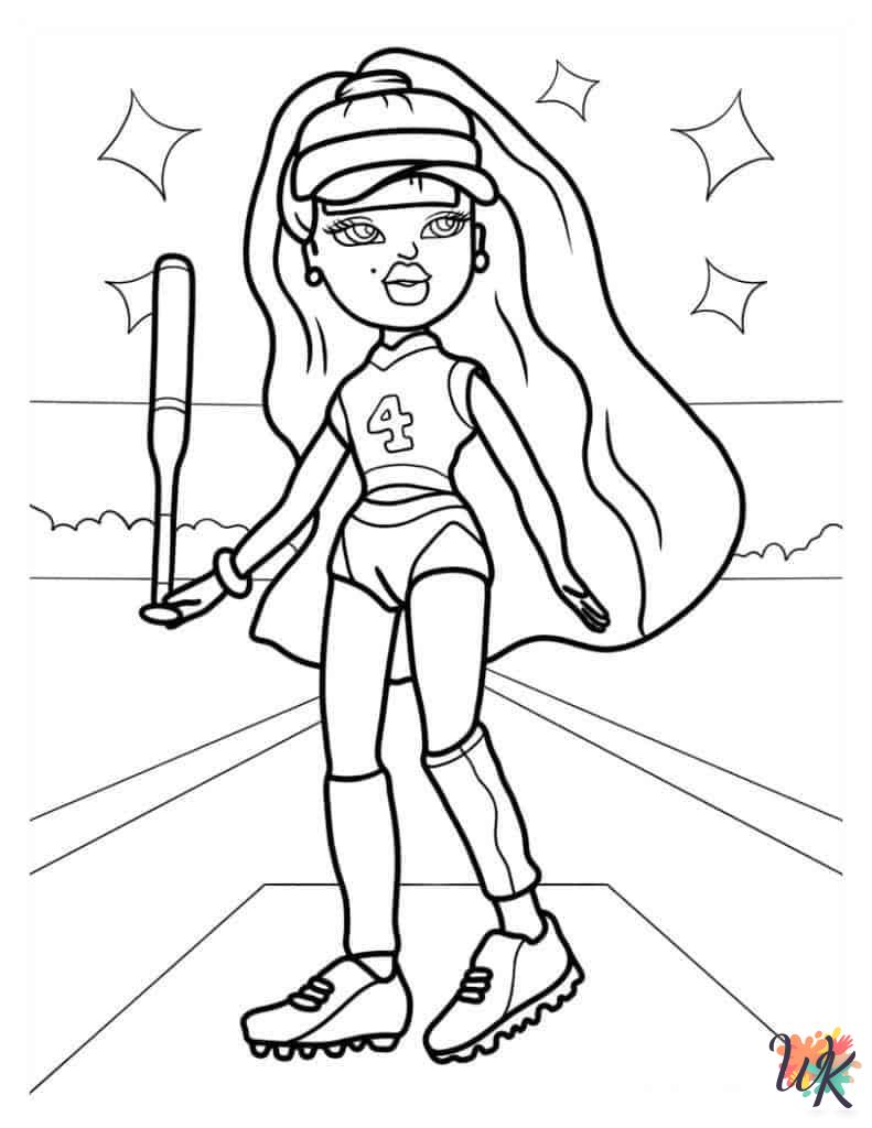 free printable Bratz coloring pages for adults