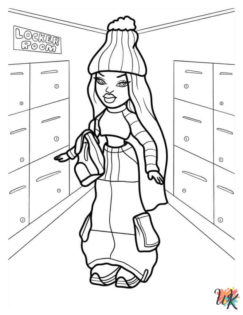 old-fashioned Bratz coloring pages