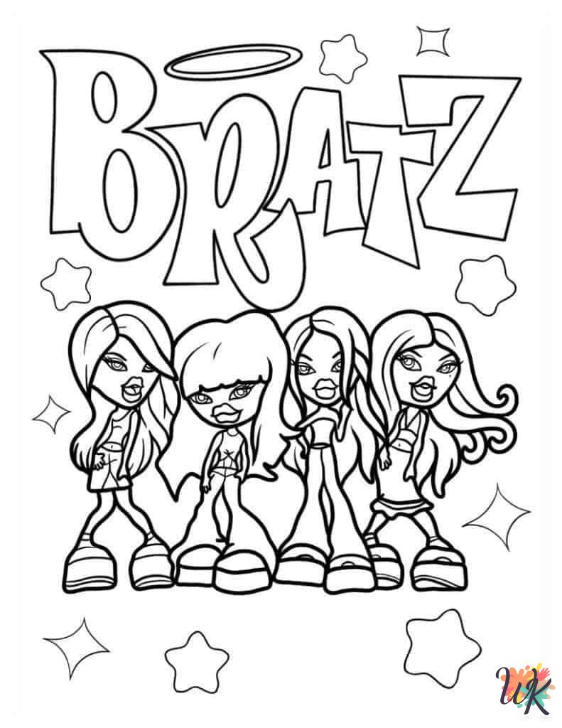 Bratz coloring pages to print