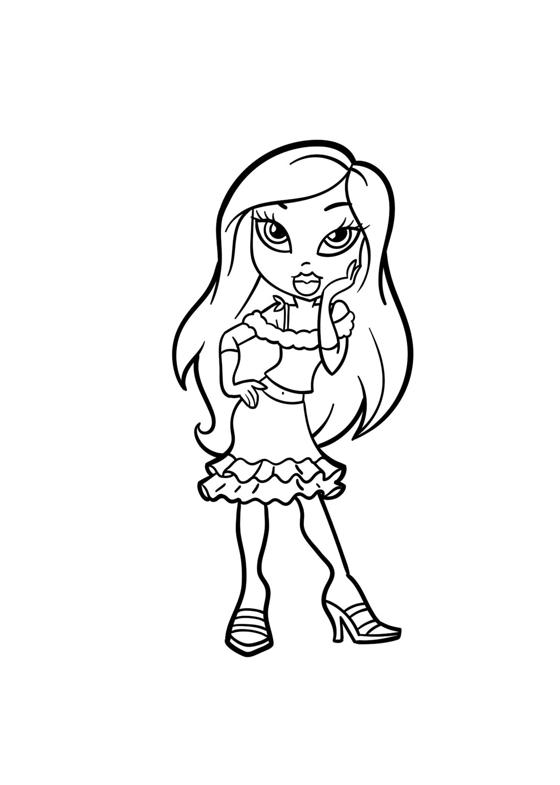 49 Bratz Coloring Pages - Unleash Your Child's Creativity