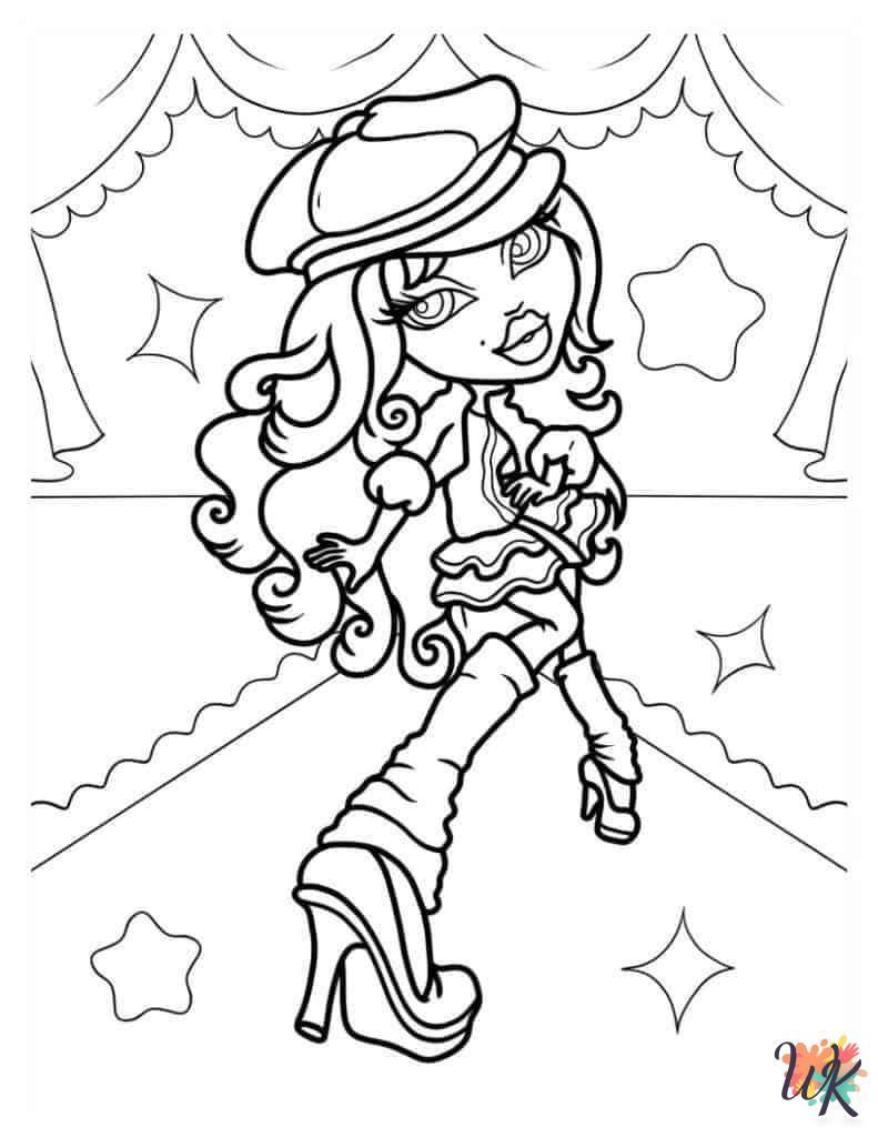 Bratz coloring pages for kids