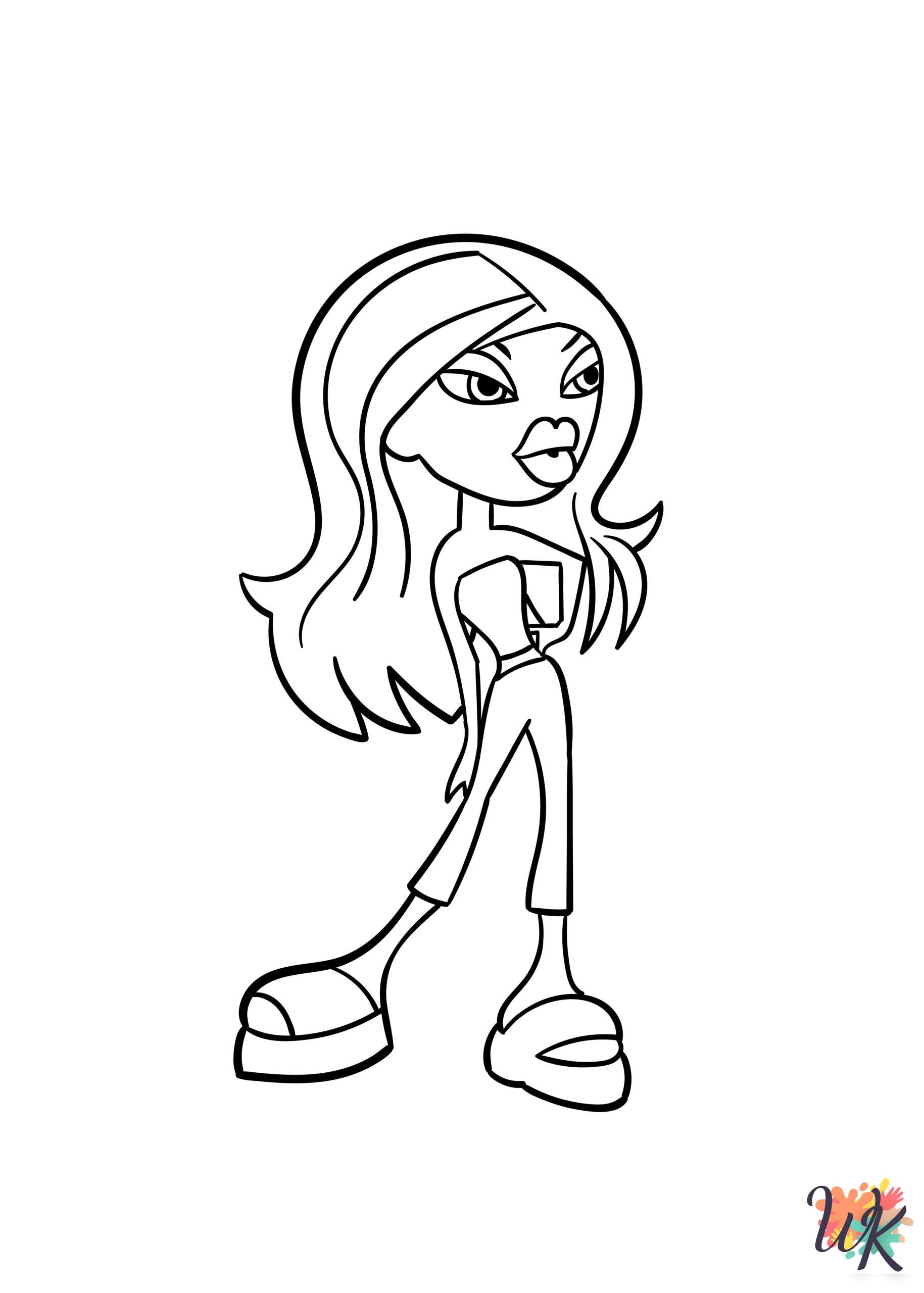Bratz coloring pages for kids