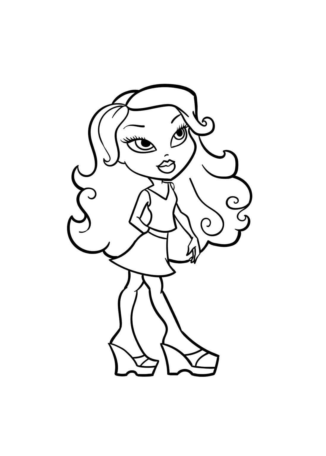 49 Bratz Coloring Pages - Unleash Your Child's Creativity