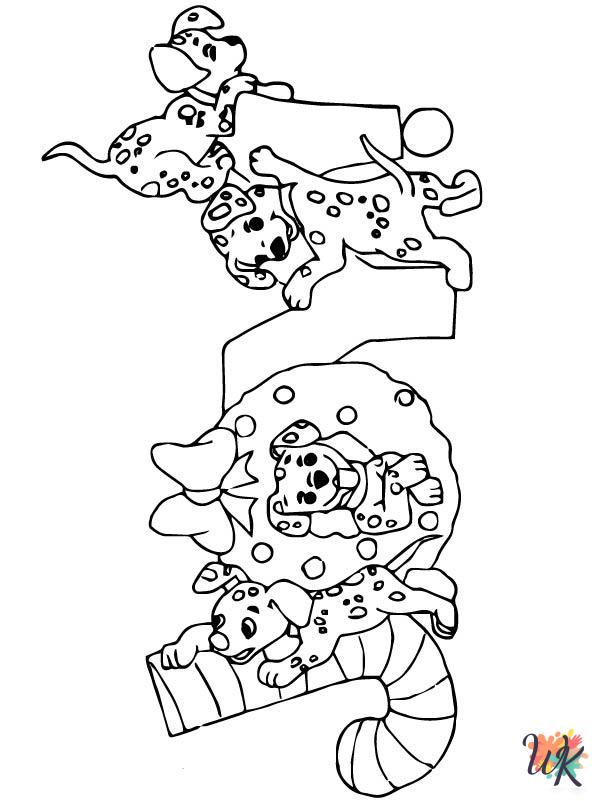 Christmas Disney ornaments coloring pages