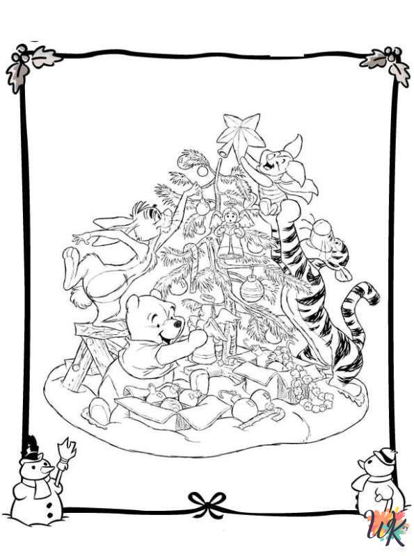 fun Christmas Disney coloring pages