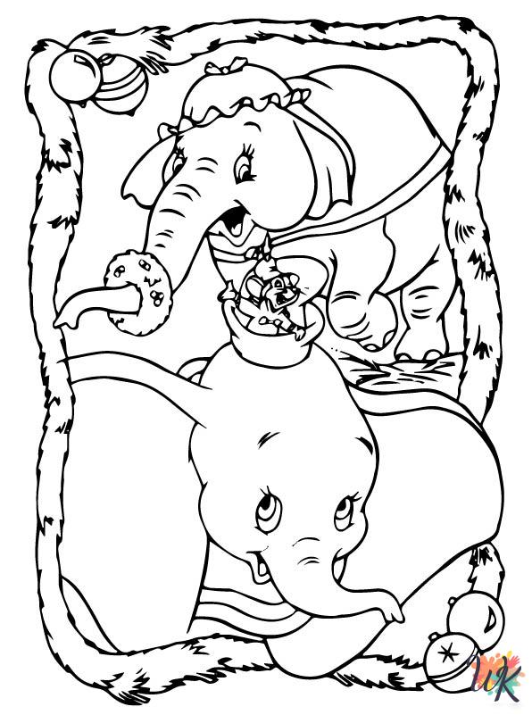 Christmas Disney coloring pages for adults pdf