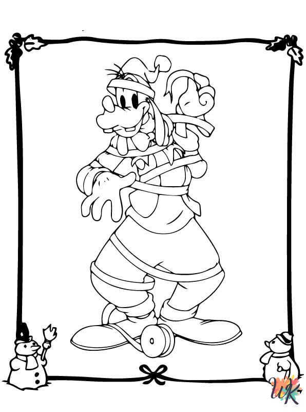 adult coloring pages Christmas Disney