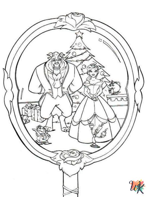 free coloring pages Christmas Disney