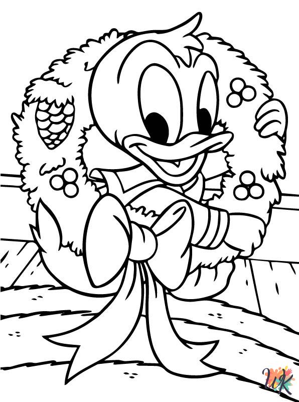 Christmas Disney coloring pages