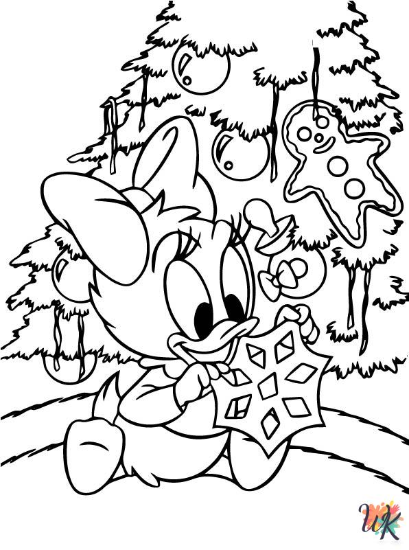 free Christmas Disney printable coloring pages