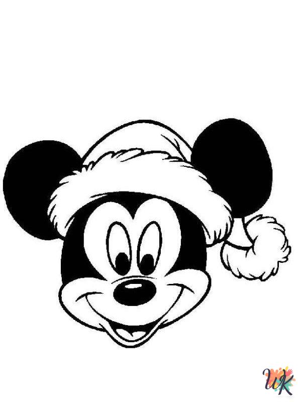 Christmas Disney coloring pages for kids