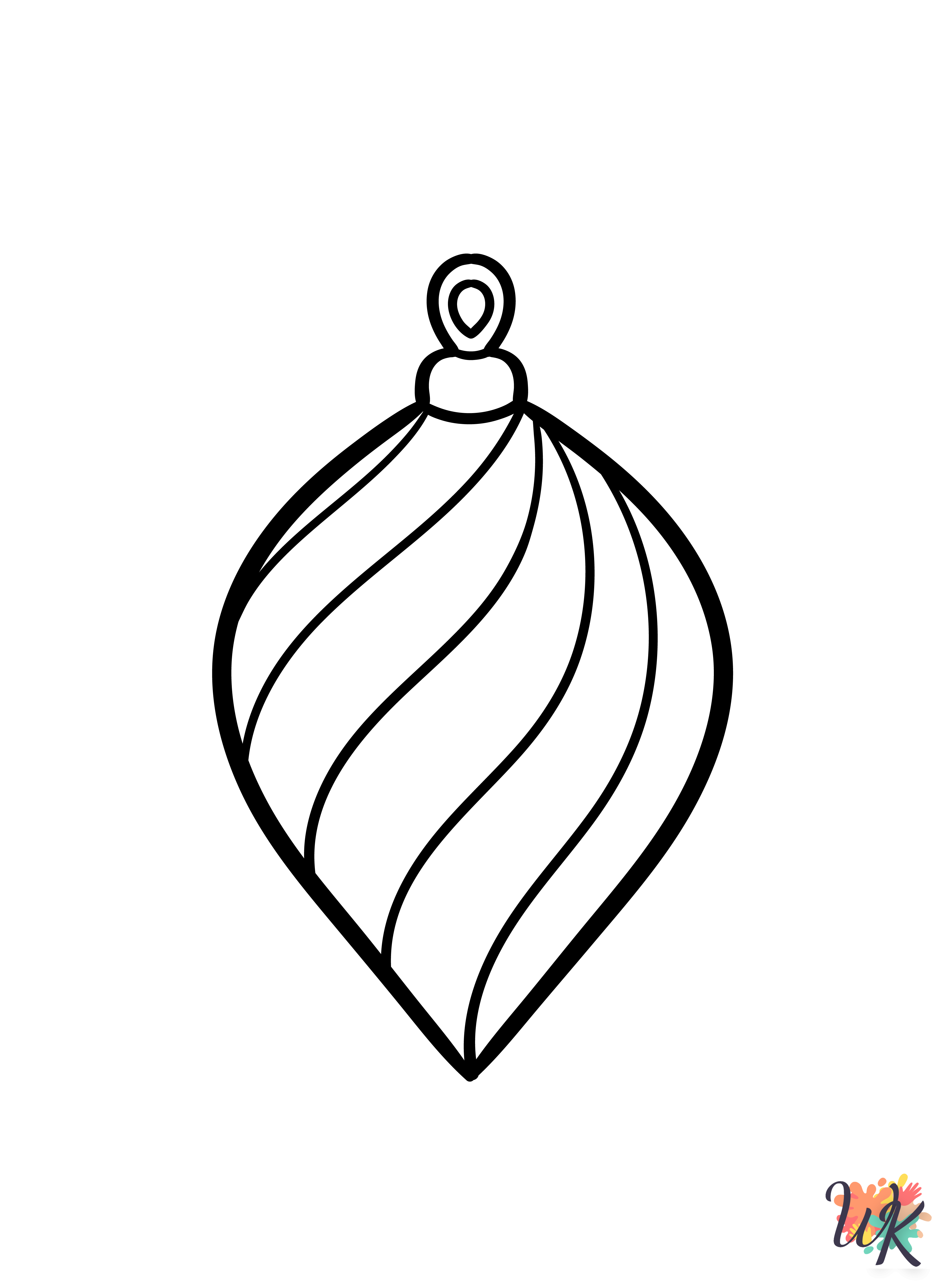 cute Christmas Ornament coloring pages