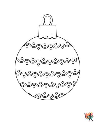 kids Christmas Ornament coloring pages