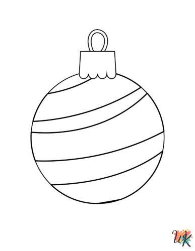 cute coloring pages Christmas Ornament