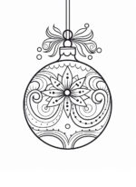 31 Christmas Ornament Coloring Pages - Get Creative With Your Kids