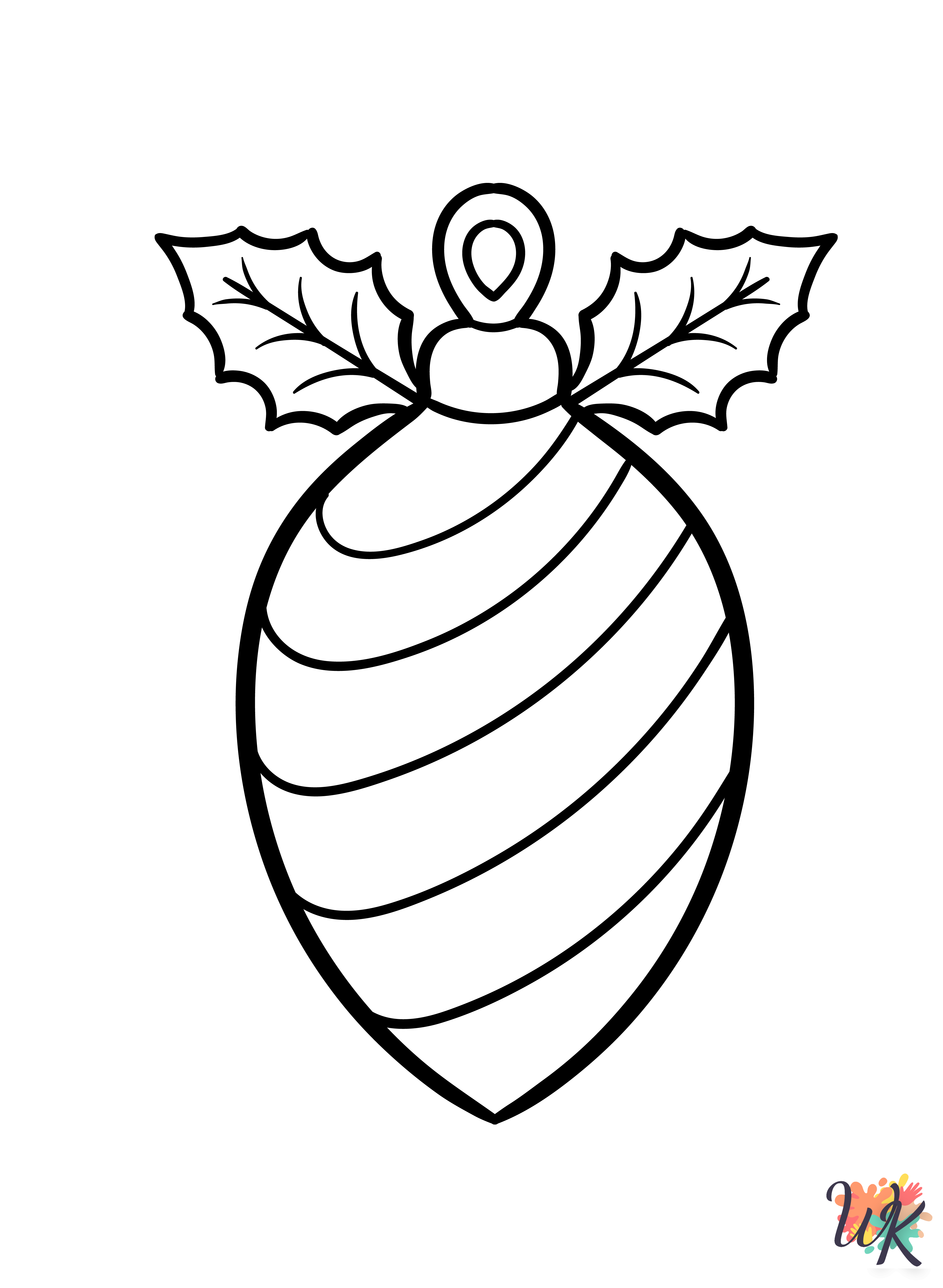 Christmas Ornament ornament coloring pages