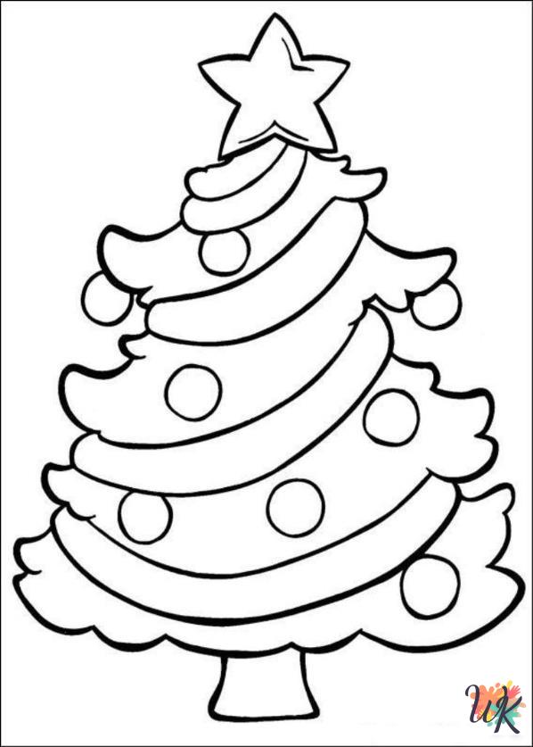 free printable coloring pages Christmas Tree