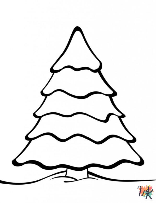 coloring pages for kids Christmas Tree