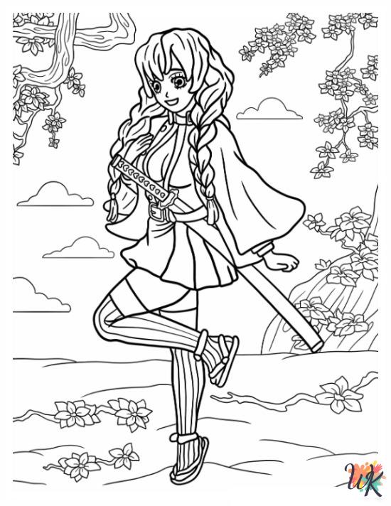 Demon Slayer coloring pages to print