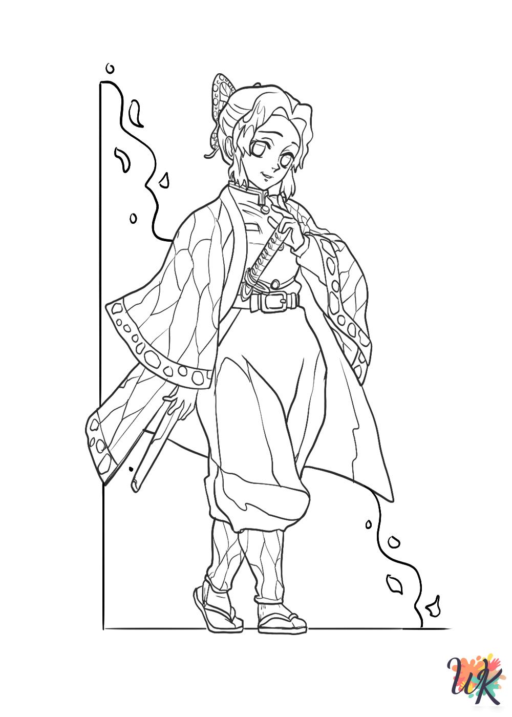 Demon Slayer coloring pages grinch 1