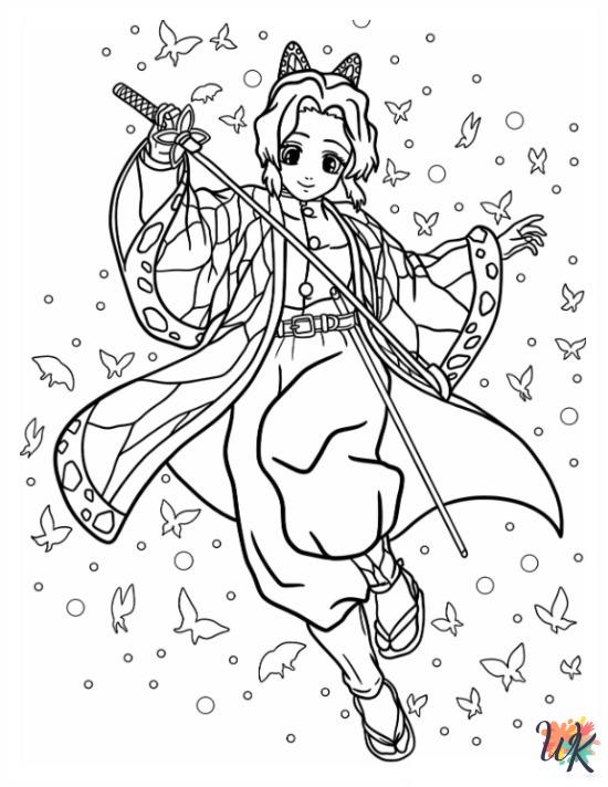 Demon Slayer printable coloring pages