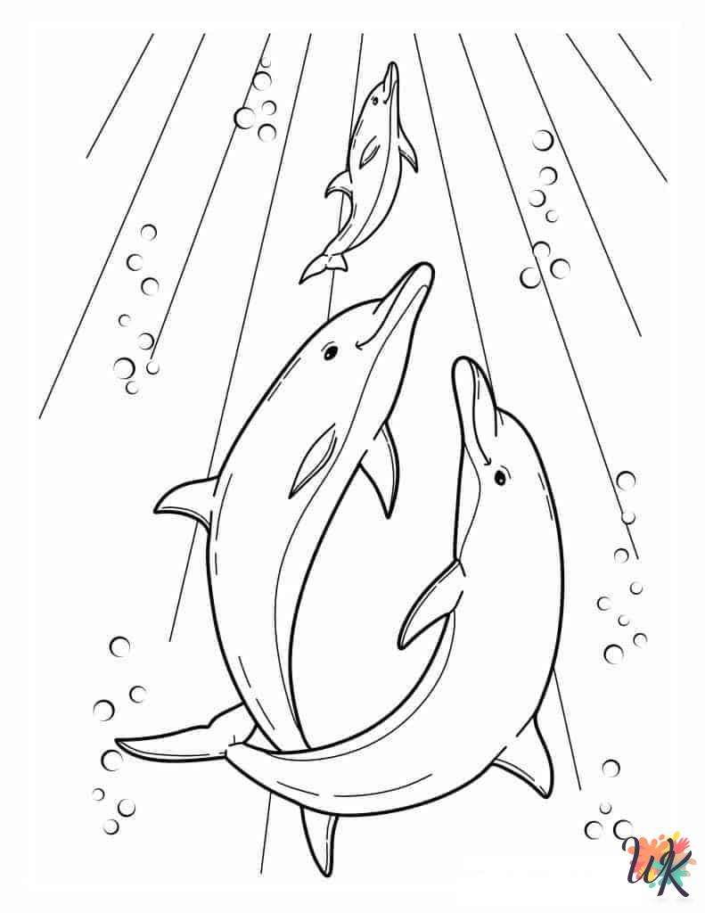 fun Dolphin coloring pages
