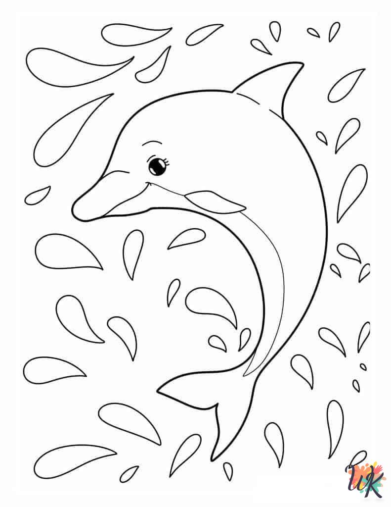 fun Dolphin coloring pages