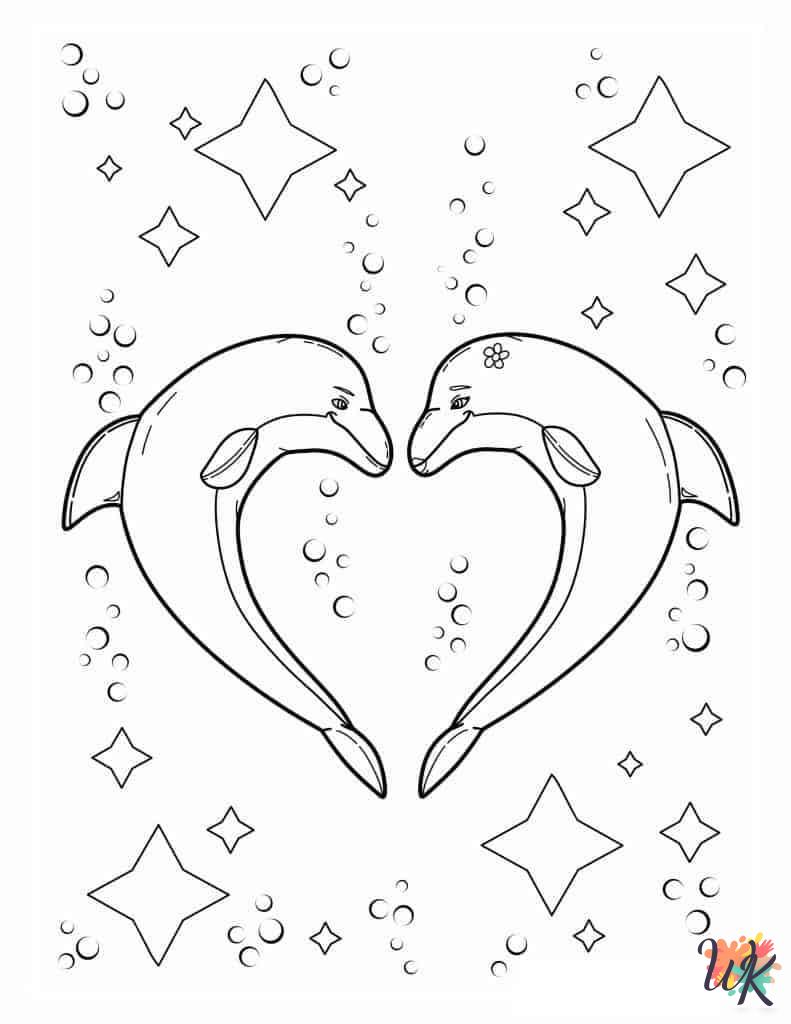 cute Dolphin coloring pages